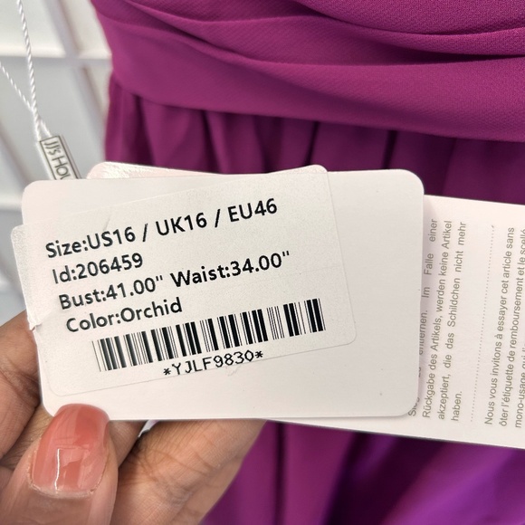 Azazie Pierrette A-line pleated chiffon floor-length bridesmaid dress - Picture 2 of 3